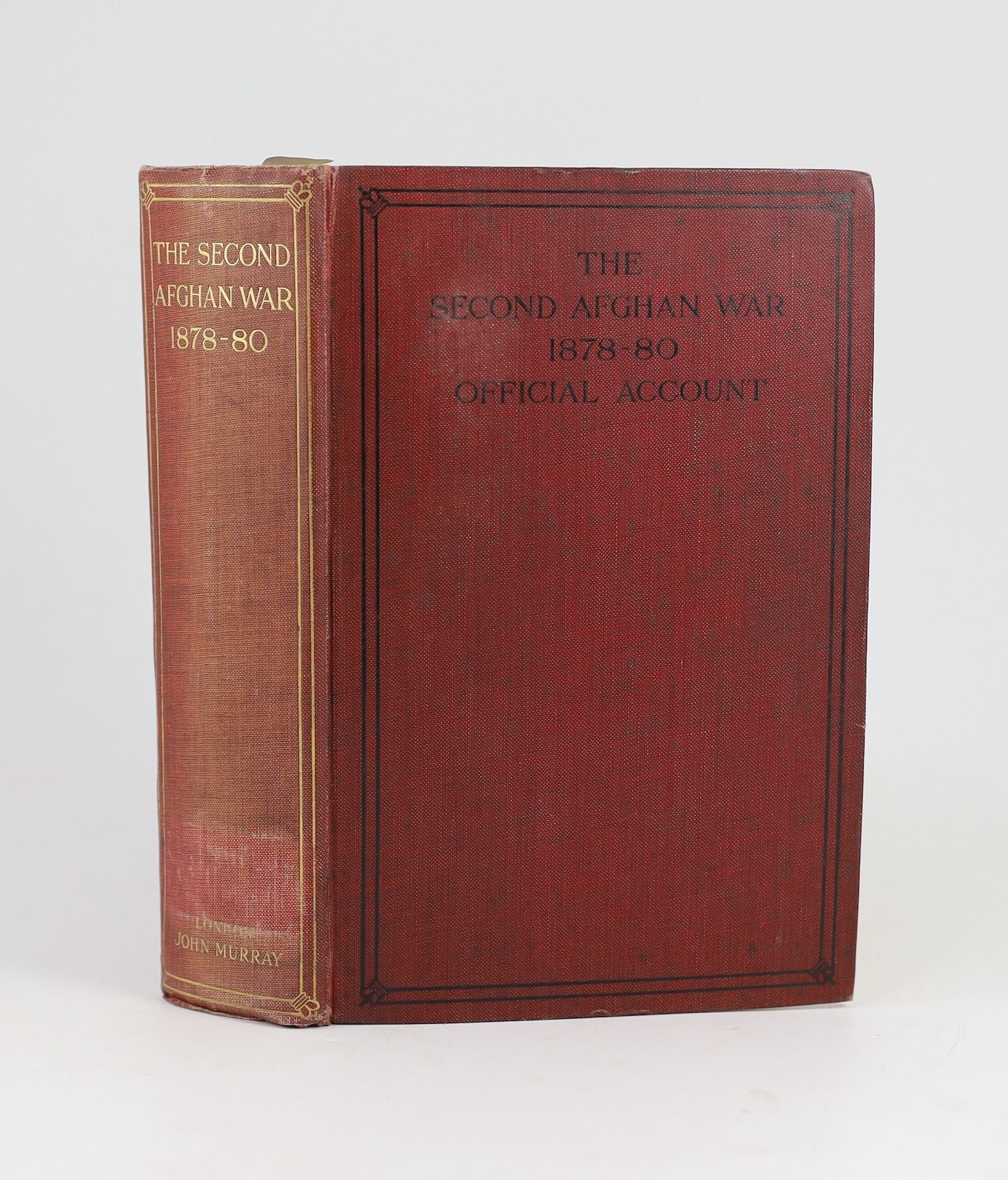 MacGregor, Charles Metcalfe, Sir and Cardew, Francis Gordon - The Second Afghan War, 1878-80, Abridged Official Account, Produced in the Intelligence Branch Army Head-Quarters, India, 1st (and only) edition, 8vo, origina